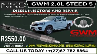 Gwm 2.0l Steed  Diesel Fuel Injectors