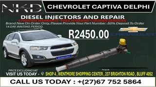 Chevrolet Captiva Delphi Diesel Fuel Injectors
