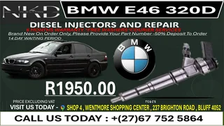 BMW E46 320 D Diesel Fuel Injectors