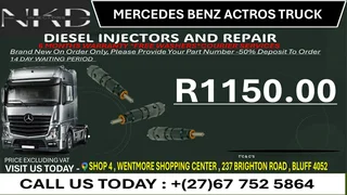Mercedes Benz Actros Truck Diesel Fuel Injectors
