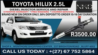 Toyota Hilux 2.5L(BRAND NEW ) Diesel Fuel Injectors