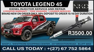 Toyota Legend 45(BRAND NEW) Diesel Fuel Injectors