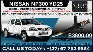 Nissan NP300 YD25(BRAND NEW) Diesel Fuel Injectors