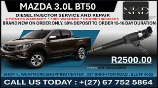 Mazda 3.0L BT50 (BRAND NEW) Diesel Fuel Injectors