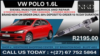Vw Polo 1.6L Diesel Fuel Injectors