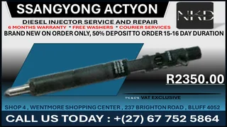 Ssangyong Actyon Diesel Fuel Injectors
