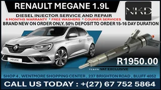 Renault Megane 1.9L Diesel Fuel Injectors