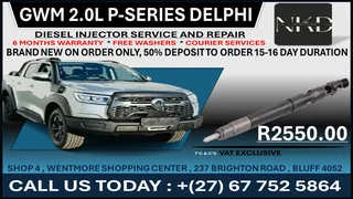 GWM 2.0L P-Series Delphi Diesel Fuel Injectors