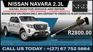Nissan Navara 2.3L Diesel Fuel Injectors