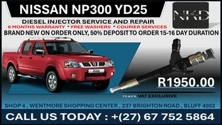 Nissan Np300 yd25 Diesel Fuel Injectors