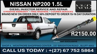 Nissan Np200 1.5L Diesel Fuel Injectors
