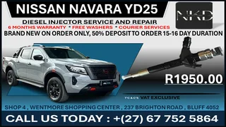 Nissan Navara yd25 Diesel Fuel Injectors