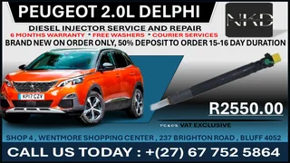 Peugeot 2.0L Delphi Diesel Fuel Injectors