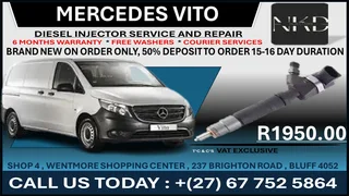 Mercedes Vito Diesel Fuel Injectors