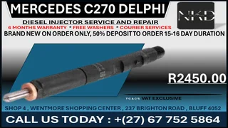 Mercedes C270 Delphi Diesel Fuel Injectors