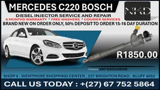 Mercedes C220 Bosch Diesel Fuel Injectors