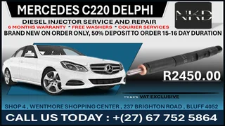 Mercedes C220 Delphi Diesel Fuel Injectors