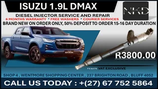 Isuzu 1.9L DMAX(BRAND NEW) Diesel Fuel Injectors