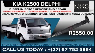 Kia K2500 Delphi Diesel Fuel Injectors