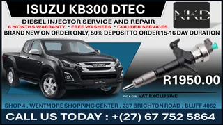 Isuzu KB300 DTEC Diesel Fuel Injectors