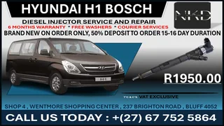 Hyundai H1 Bosch Diesel Fuel Injectors