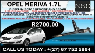 Opel Meriva 1.7L Diesel Fuel Injectors