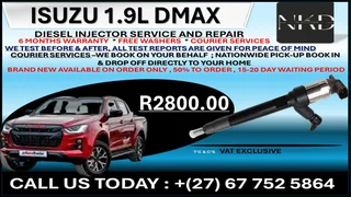 Isuzu 1.9L DMAX Diesel Fuel Injectors