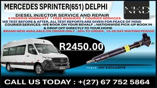 Mercedes Sprinter (651) Delphi Diesel Fuel Injectors