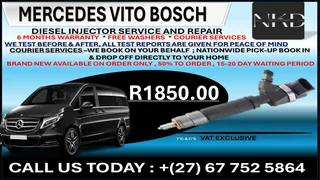 Mercedes Vito Bosch Diesel Fuel Injectors