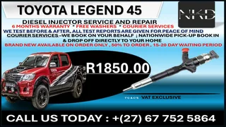 Toyota Legend 45 Diesel Fuel Injectors