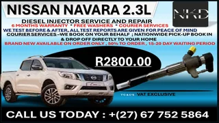 Nissan Navara 2.3L Diesel Fuel Injectors