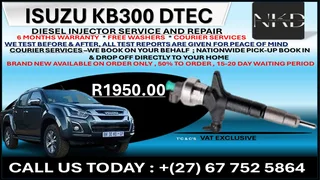 Isuzu KB250 DTEC Diesel Fuel Injectors
