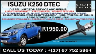 Isuzu KB250 Dtec Diesel Fuel Injectors