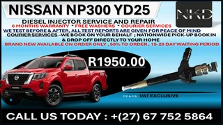 Nissan NP300 YD25 Diesel Fuel Injectors