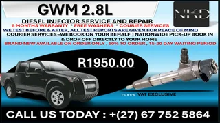 GWM 2.8L Diesel Fuel Injectors On Repair &amp; Exchange