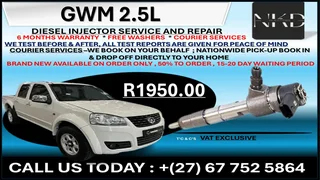 GWM 2.5L Diesel Fuel Injectors On Repair & Exchange