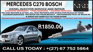 Mercedes C270 Bosch Diesel Fuel Injectors