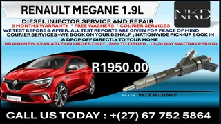 Renault Megane 1.9L Diesel Fuel Injectors