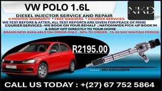 Vw Polo 1.6L Diesel Fuel Injectors