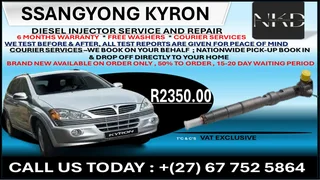 Ssangyong Kyron Diesel Fuel Injectors