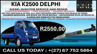 Kia K2500 Delphi Diesel Fuel Injectors