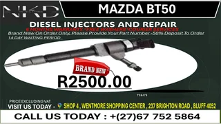 Mazda Bt50(BRAND NEW) Diesel Fuel Injectors