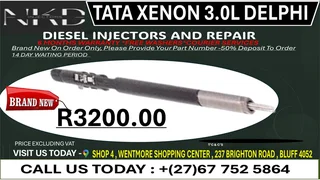 Tata Xenon 3.0L(BRAND NEW) Diesel Fuel Injectors