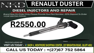 Renault Duster Diesel Fuel Injectors
