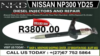 Nissan Np300 yd25 Diesel Fuel Injectors