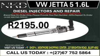 Vw Jetta 1.6L Diesel Fuel Injectors