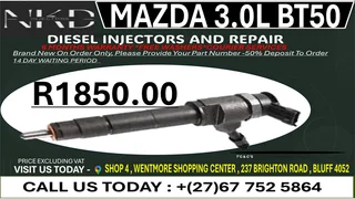 Mazda 3.0L BT50 Diesel Fuel Injectors