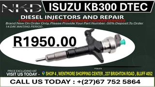 Isuzu KB300 DTEC Diesel Fuel Injectors