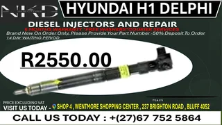 Hyundai H1 Delphi Diesel Fuel Injectors