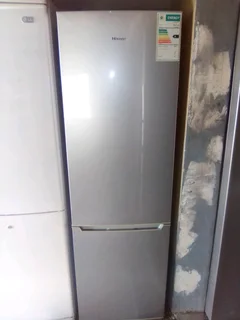 Hisense metallic silver fridge freezer
